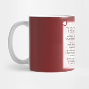 Valentine Day Love Poem Mug